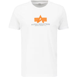 Alpha Industries Basic Rubber T-shirt, blanc, taille S pour Hommes