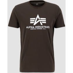 Alpha Industries Basic T-Shirt, noir-vert, taille S pour Hommes