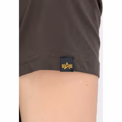 Alpha Industries Basic T-Shirt, noir-vert, taille S pour Hommes