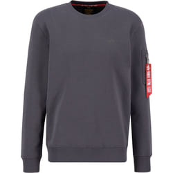 Alpha Industries Air Force Sweat-shirt, gris, taille S pour Hommes