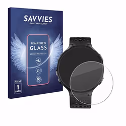 Savvies Verre Trempé pour Garmin Forerunner 235 Vitre Protection Ecran Film Trempé de Verre Dureté 9H