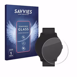 Savvies Verre Trempé pour Garmin vivoactive 3 Music Vitre Protection Ecran Film Trempé de Verre Dureté 9H