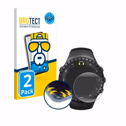 BROTECT Protection Intégrale 3D Incurvé pour Suunto Core All Black (2 Pièces) - Couverture Complète Film Protection Écran