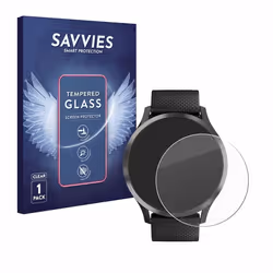 Savvies Verre Trempé pour Garmin vivomove HR Vitre Protection Ecran Film Trempé de Verre Dureté 9H