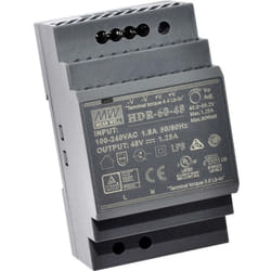 Alimentation rail din Mean Well HDR-60-24 24 v/dc 2.5 a 60 w Nbr. de sorties:1 x