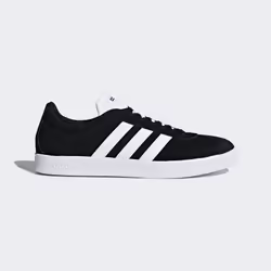 Adidas VL Court 2.0, Mâle, Adulte, Chaussures de sport à la mode, Noir, Blanc, EUE, Monochromatique