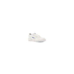 Basket Reebok WORKOUT PLUS Junior - CN1826 - Cuir - Blanc - Femme - ZZYSH - Lacets - Plat