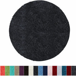 Tapis de bain SKY Soft Polyester Gris foncé 95 cm de diamètre