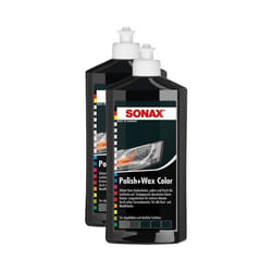 Polish + cire - SONAX - Couleur Noir - Carrosserie - Flacon 500ml - Lot de 2