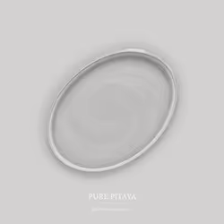 Peinture murale Gris mat The Color Kitchen Pure Pitaya Dispersion exclusive pour intérieur Haute intensité de 5 litres