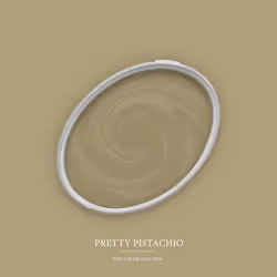 Peinture murale vert mat The Color Kitchen Pretty Pistachio Dispersion exclusive pour intérieur Haut pouvoir couvrant 2.5 lit ...