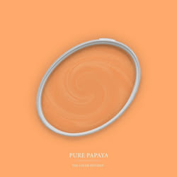 Peinture murale orange mat The Color Kitchen Pure Papaya Dispersion exclusive pour intérieur Haut pouvoir couvrant 2.5 litres