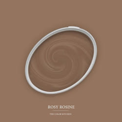Peinture murale marron mat The Color Kitchen Rosy Rosine Dispersion exclusive pour intérieur Haute intensité de 2.5 litres