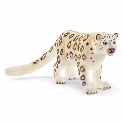schleich WILD LIFE Léopard des neiges, 3 an(s), Blanc, Plastique, 1 pièce(s)