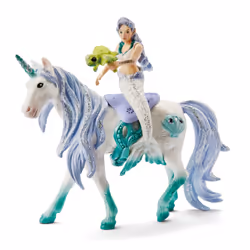 schleich BAYALA Sirène sur licorne de mer, 5 an(s), Bayala: A Magical Adventure, Multicolore, Plastique, 1 pièce(s)