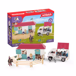 schleich HORSE CLUB Visite vétérinaire à l'écurie, Hôpital, 5 an(s), Multicolore