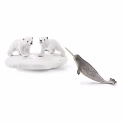 schleich WILD LIFE Polar Playground, 5 an(s), Wild Life, Gris, Blanc