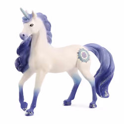 schleich BAYALA Mandala Unicorn Stallion, 5 an(s), Licorne, Violet, Blanc