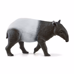 schleich WILD LIFE Tapir, 3 an(s), Noir, Blanc