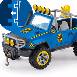 schleich Dinosaurs Off-Road Vehicle With Dino Outpost - Vue supplémentaire 4