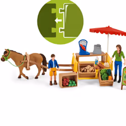 schleich Farm Life Sunny Day Mobile Farm Stand - Vue supplémentaire 5