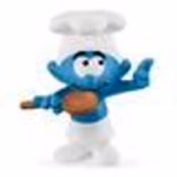 schleich Schtroumpfs Schtroumpf cuisinier, 3 an(s), Les Schtroumpfs, Multicolore