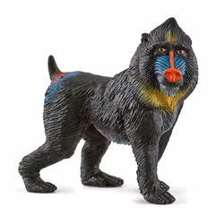 schleich WILD LIFE Mandrill, 3 an(s), Noir