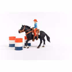schleich Cowgirl Barrel Racing Fun - Vue supplémentaire 4