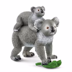 schleich Koala Mother and Baby, 3 an(s), Multicolore