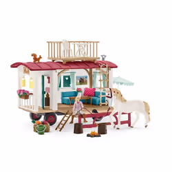 schleich Caravan for secret club meetings, 5 an(s), Multicolore