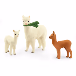 schleich WILD LIFE Famille d’alpagas