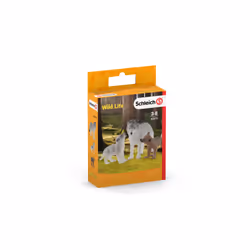 schleich WILD LIFE Maman loup avec louveteaux