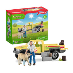 schleich Farm World Visite du vétérinaire à la ferme