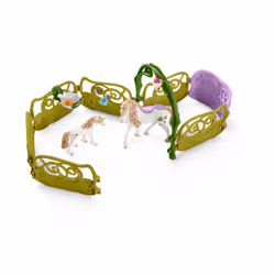 schleich BAYALA Maison-fleur pailletée avec licornes, lac et écurie - Vue supplémentaire 7