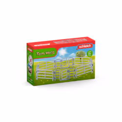 schleich Clôture Corral, Clôture pour figurine jouet, 3 an(s), Acier inoxydable