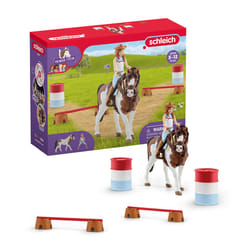 schleich HORSE CLUB Kit d'équitation western d'Hannah