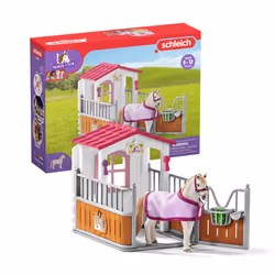 schleich HORSE CLUB Box avec jument Lusitanienne, 5 an(s), Multicolore, Plastique