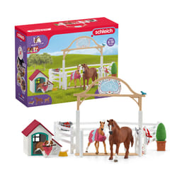 schleich HORSE CLUB chevaux invités d’Hannah avec chienne Ruby