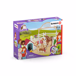 schleich HORSE CLUB chevaux invités d'Hannah avec chienne Ruby - Vue supplémentaire 15