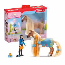 schleich HORSE CLUB Sofia’s Beauties Starter Set Kim & Caramelo - Sofias' Beauties, 3 an(s), Multicolore