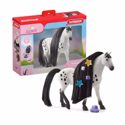 schleich HORSE CLUB Sofia’s Beauties Beauty Horse Knabstrupper Stallion, 3 an(s), Noir, Blanc