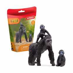 schleich WILD LIFE 42601, 3 an(s), Noir, Gris