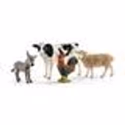 Figurines 4 animaux de la ferme Coffret de 4 animaux Schleich 42385 Farm World Dès 3 ans
