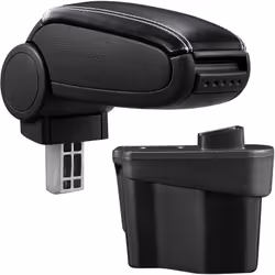 Accoudoir central console pour : Kia Rio 3ème génération (Type UB, depuis 2011) matériel : cuir synthétique couleur : noir av ...