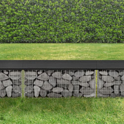Pro.tec - Banc du jardin Gabion Friesland noir [ ]