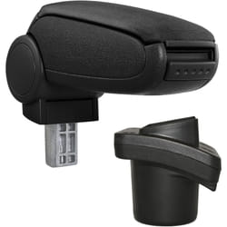 Pro.tec - Accoudoir central pour Citroen C2 - avec compartiment - rembourré - textile - noir