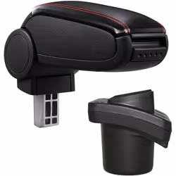 Accoudoir central console pour : Citroen C2 (l'année de construction 2003-2009) matériel : Similicuir couleur : noir avec des ...