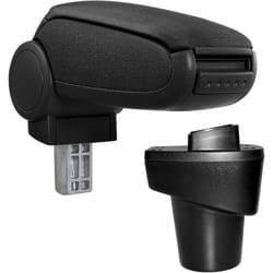 Pro.tec - Accoudoir central avec compartiment textile noir
