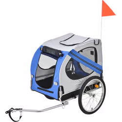 Remorque vélo pour animaux domestiques avec roues pnéumatiques Cette remorque pour vélo est une excellent choix poue transpor ...