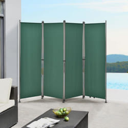 Brise-vue Modica à 4 Panneaux Polyester 215 x 170 cm Vert Foncé [ Pro.tec